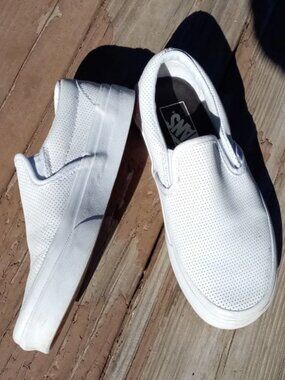 Vans "off the wall" slide in sneakers sz 5